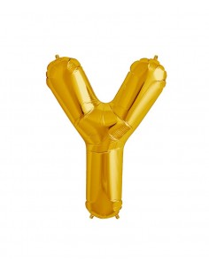 Balon Folie Litera Y Auriu - 40 cm