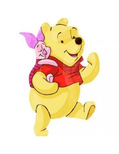 Balon Folie Metalizata Winnie the Pooh and Piglet,  51x81 cm