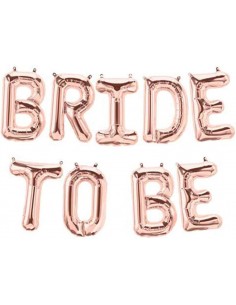 Baloane Folie Rose Gold BRIDE TO BE - 340x40 cm