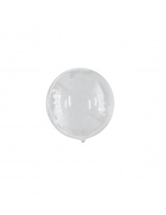 Balon Jumbo BOBO poliuretan transparent, 40 cm