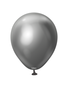 Set 10 baloane chrome SPACE GREY 30 cm