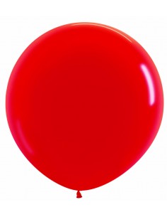 Balon Latex Jumbo Rosu 80 cm